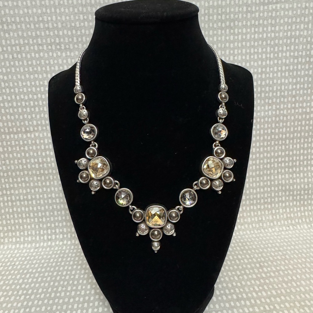 Elegant Silver and Gold Women's Necklace